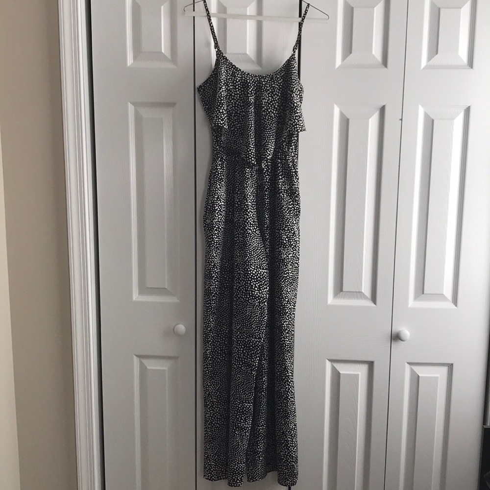 Polka dot style summer jumpsuit